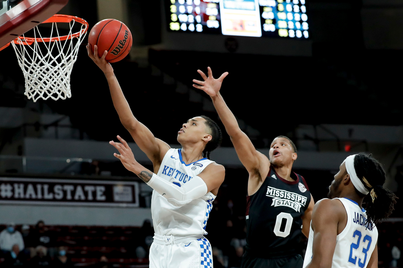 Brandon Boston Jr.

Kentucky beat Mississippi State 78-73 in Starkville.

Photo by Chet White | UK Athletics