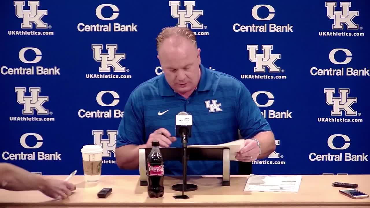 Coach Stoops Pre-Mississippi State