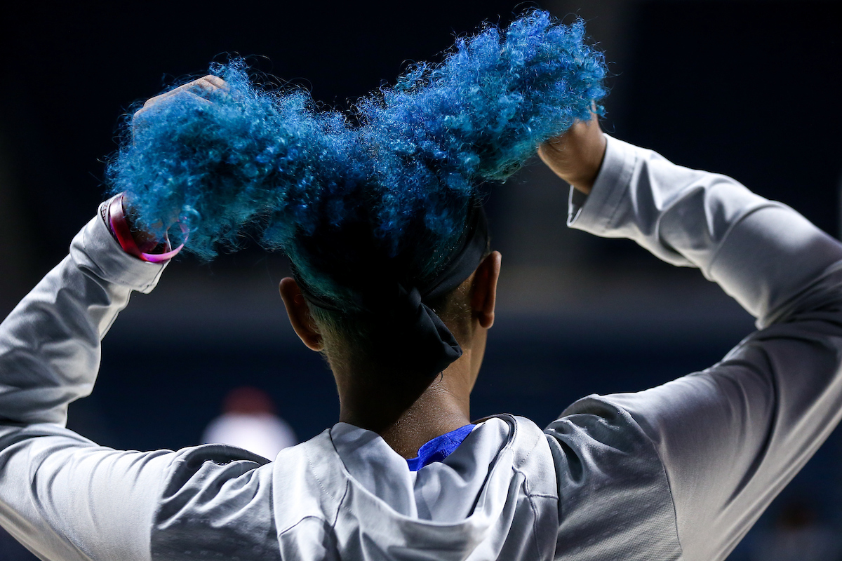 Keke Mckinney. 

Kentucky beat Ole Miss 94-52.

Photo by Eddie Justice | UK Athletics