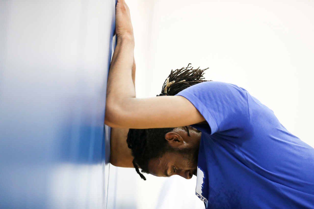 Isaiah Jackson.

Menâ??s basketball practice.

Photo by Chet White | UK Athletics