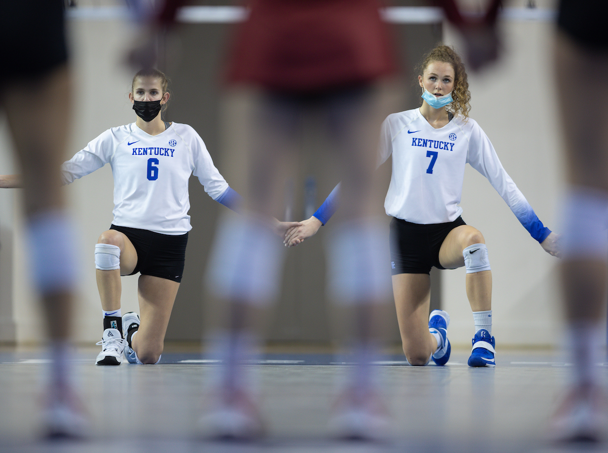 Kendyl Paris. Sophie Fischer.

Kentucky sweeps Alabama 3 - 0 and wins SEC Championship

Photo by Grant Lee | UK Athletics