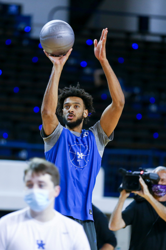 Olivier Sarr.

2020 Big Blue Madness.

Photo by Chet White | UK Athletics