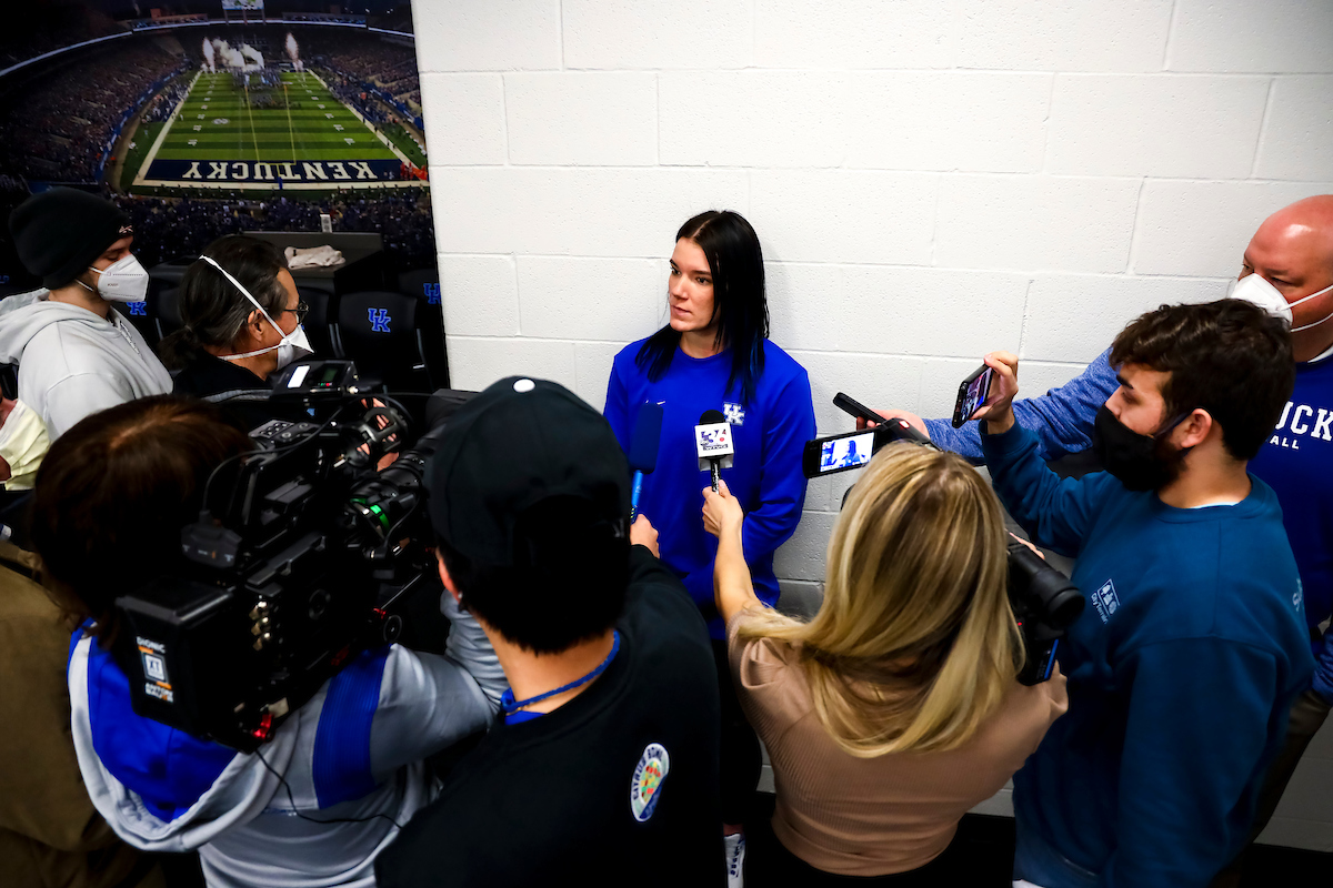 Kayla Kowalik.

Kentucky Softball and Baseball media day

Photo by Eddie Justice | UK Athletics