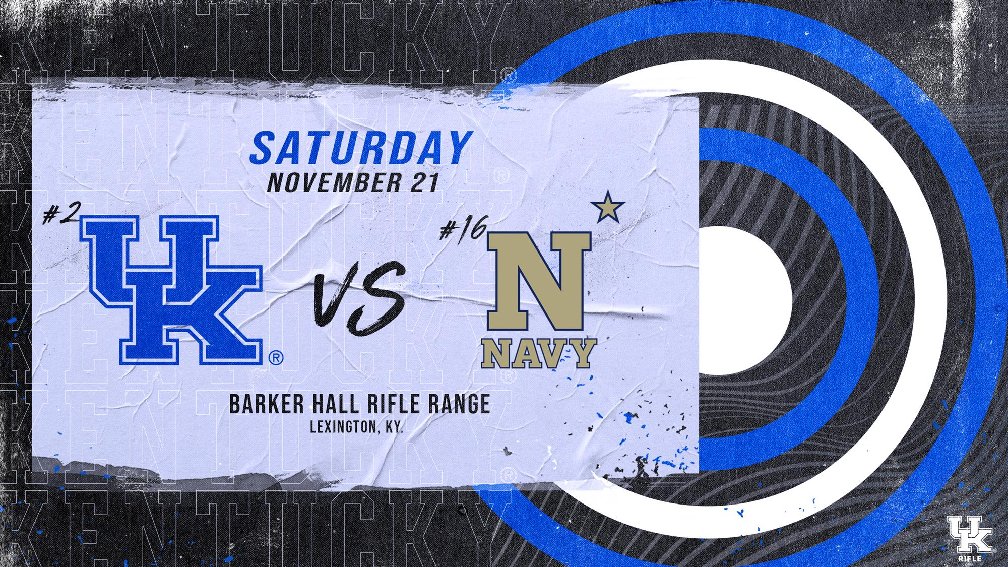 No. 2 Kentucky Rifle Ends Fall Slate Saturday vs. Navy