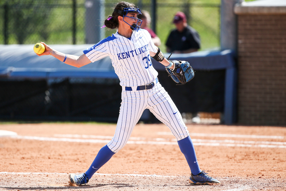 Alexia Lacatena.

Kentucky defeats Mississippi State 9-5.

Photo by Sarah Caputi | UK Athletics
