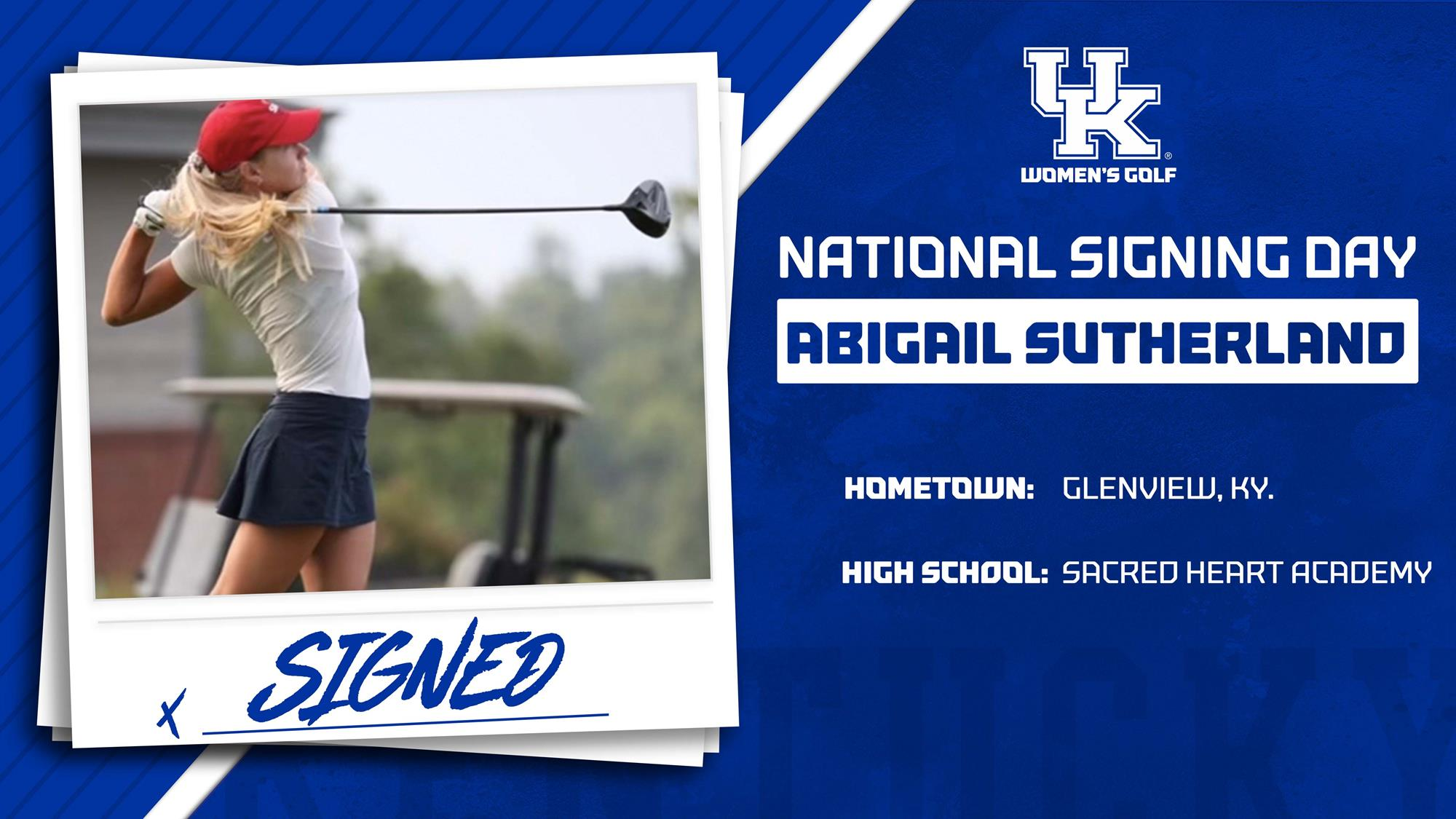 Abigail Sutherland Signs NLI with UK Women’s Golf