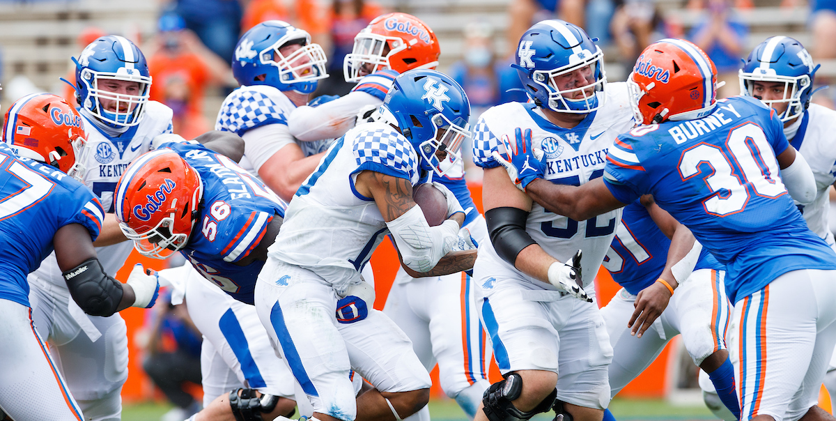 ASIM ROSE.

Kentucky falls to Florida, 34-10.

Photo by Elliott Hess | UK Athletics