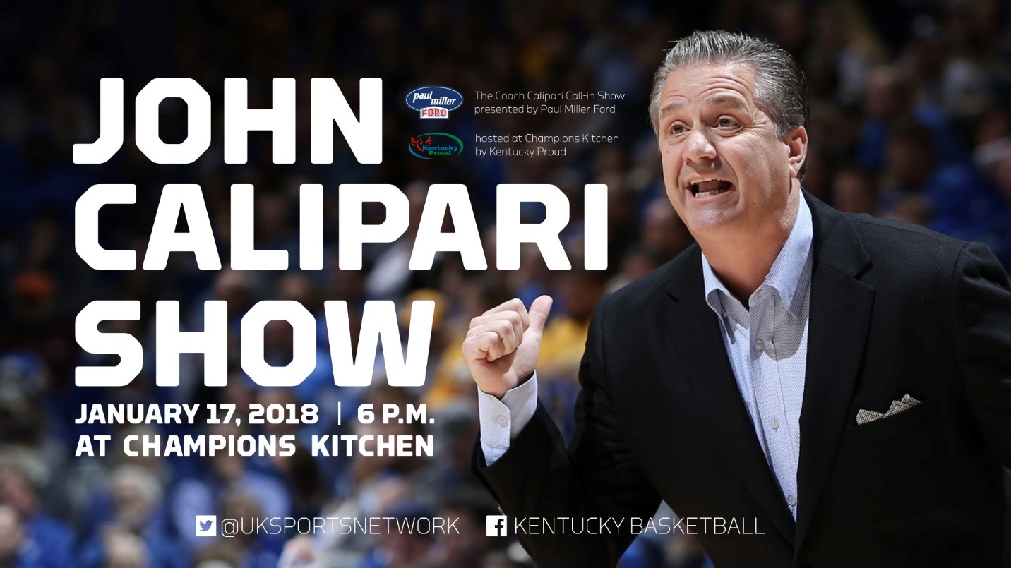 Champions Kitchen to Serve as Host of This Week’s Calipari Show