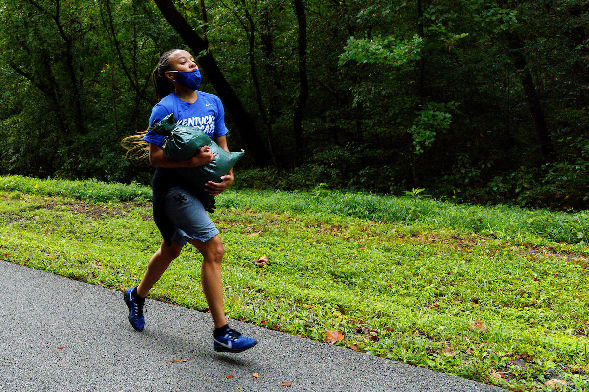 Jada Walker.

Kentucky Women’s Basketball team bonding trip to Fort Campbell.

Photo by Eddie Justice | UK Athletics
