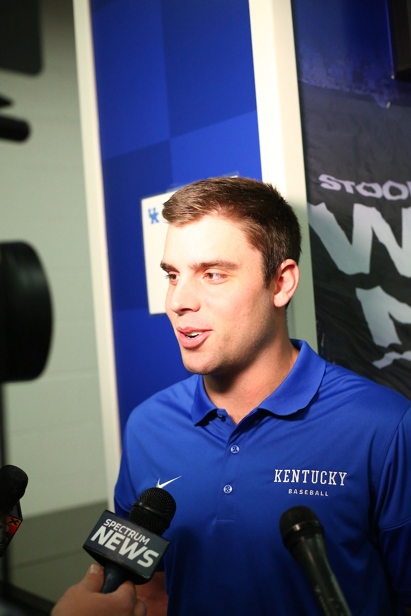 Baseball Media Day on February 8, 2018.

Photos by Noah J. Richter | UK Athletics