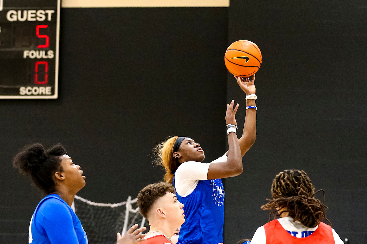 Rhyne Howard.

Kentucky Practice and Vanderbilt for the SEC Tournament.

Photo by Eddie Justice | UK Athletics