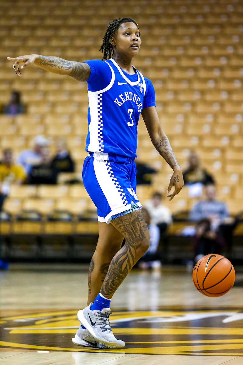 Jazmine Massengill.

Kentucky defeats Missouri 78-63.

Photo by Eddie Justice | UK Athletics