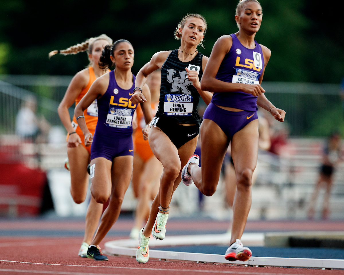 Jenna Gearing.

SEC Outdoor Track and Field Championships Day 1.

Photo by Elliott Hess | UK Athletics