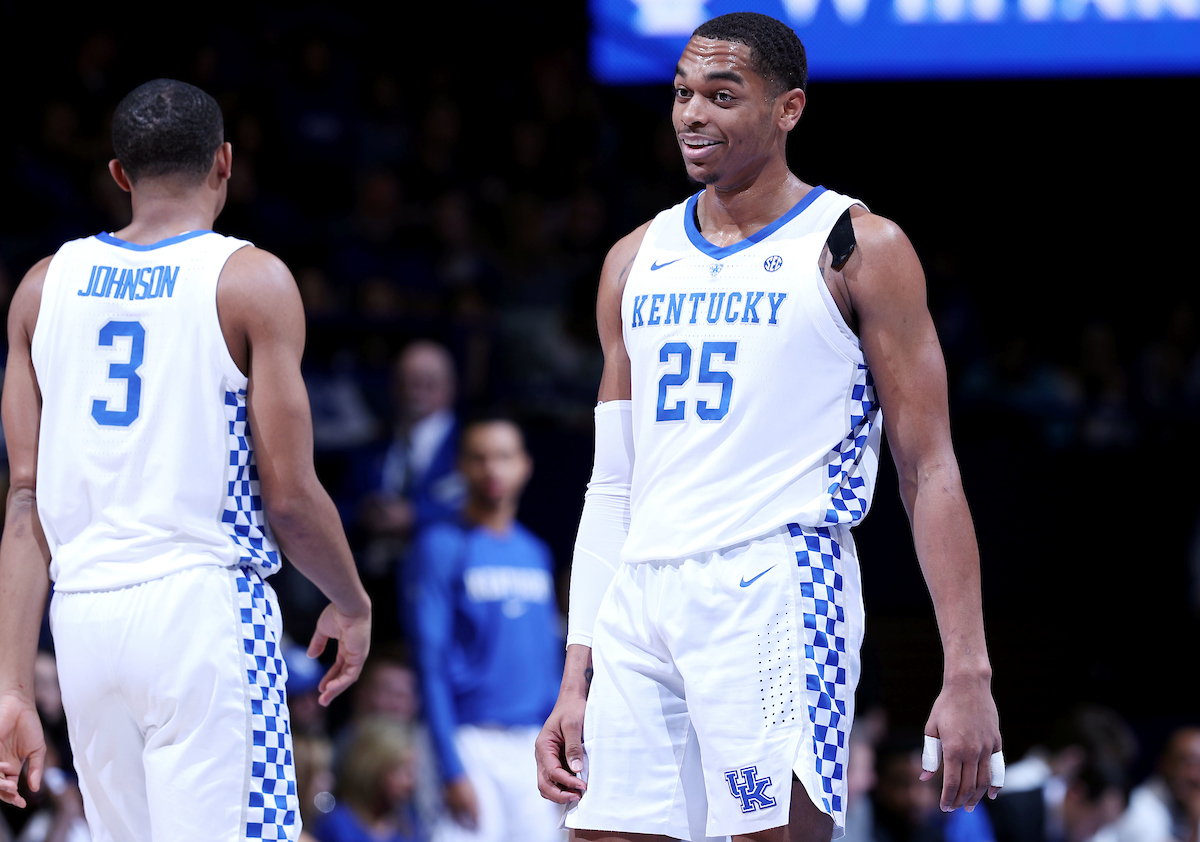 PJ Washington

UK Men's Basketball beat Winthrop University 87-74 on Wednesday, November 21, 2018.

Photo by Britney Howard  | UK Athletics