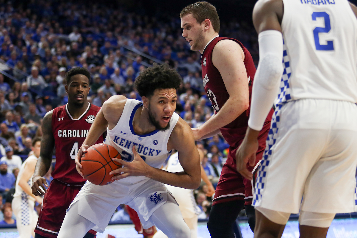 EJ Montgomery.

The University of Kentucky men's basketball team beats South Carolina 76-48.

Photo by Hannah Phillips| UK Athletics