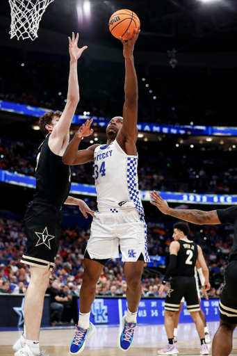 Oscar Tshiebwe.

Kentucky beat Vanderbilt 77-71 in the quarterfinals of the 2022 SEC Men’s Basketball Tournament.

Photos by Chet White | UK Athletics