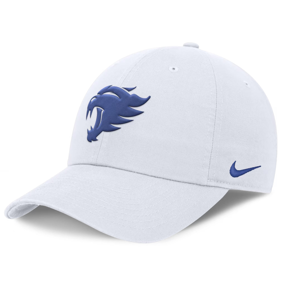 A picture of a white Nike cap