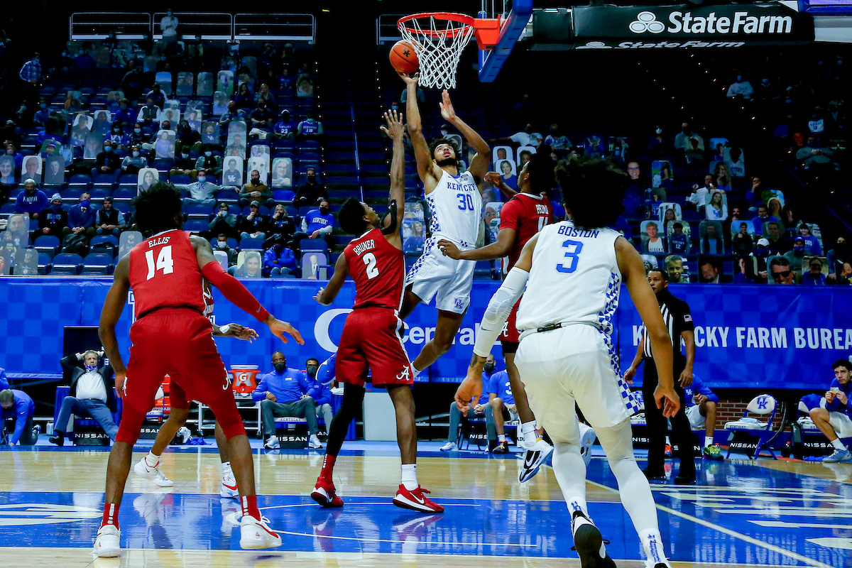 Olivier Sarr.

Kentucky loses to Alabama, 85-65.

Photo by Chet White | UK Athletics