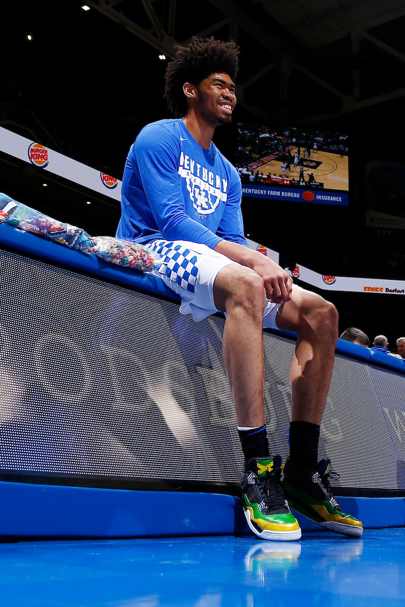 Nick Richards.

The University of Kentucky men's basketball team falls to Florida 66-64 on Saturday, January 20, 2018 at Rupp Arena in Lexington, Ky.

Photo by Quinn Foster I UK Athletics