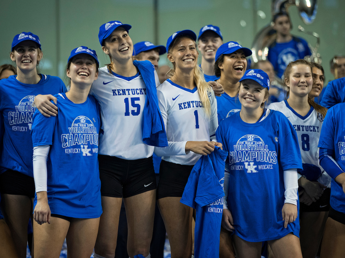 as Kentucky defeated  Auburn 3-0 on November 24, 2018.  Photo by Mark Cornelison | UKphoto