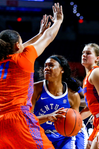 Ogechi Anyagaligbo. 

Kentucky Beat Florida 65-45. 

Photo by Eddie Justice | UK Athletics