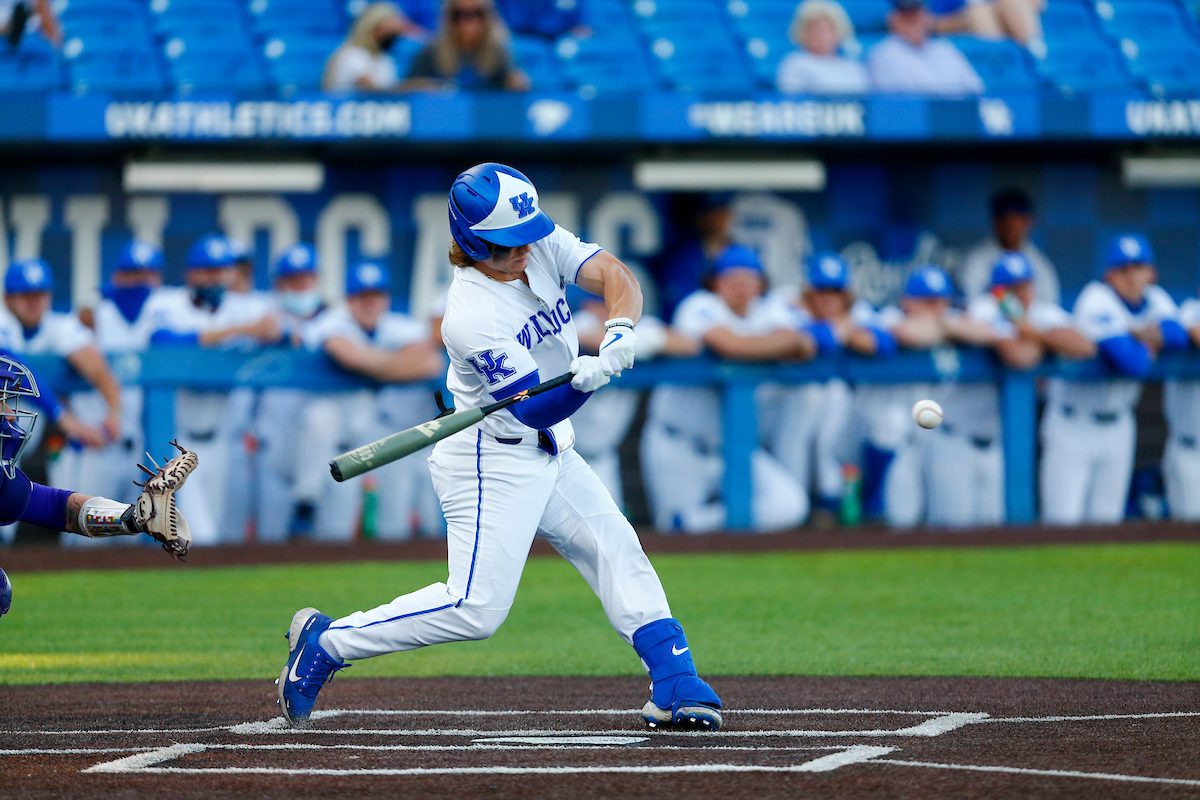 Austin Schultz. 

Kentucky falls to LSU, 15-2. 

Photo By Barry Westerman | UK Athletics