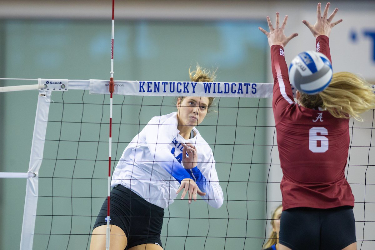 Bella Bell.

Kentucky sweeps Alabama 3 - 0 and wins SEC Championship

Photo by Grant Lee | UK Athletics