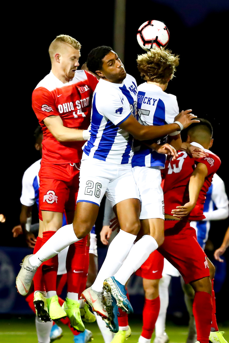 Nicolas Blassou. 

Kentucky defeats Ohio State University 2-1. 

Photo by Eddie Justice | UK Athletics