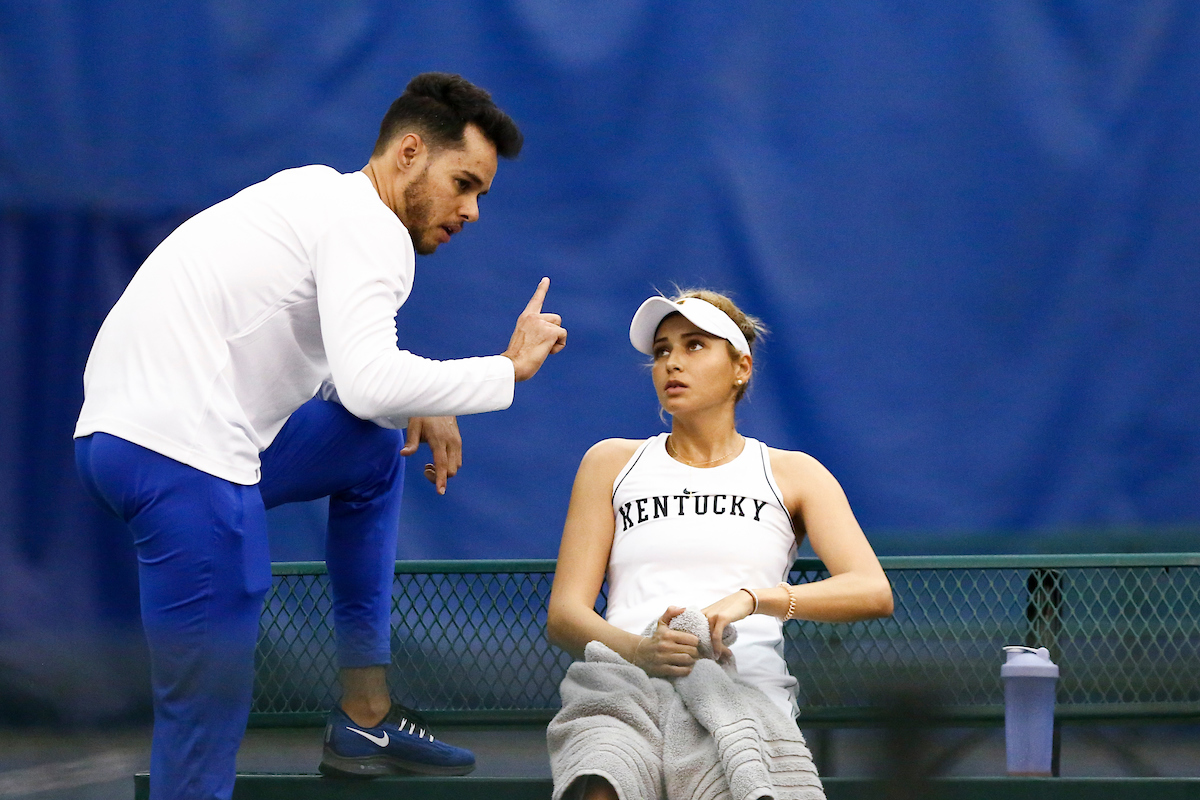 Brianna Tulloch and Federico Sabogal.

Kentucky beat Kennesaw State 7-0.

Photo by Hannah Phillips | UK Athletics