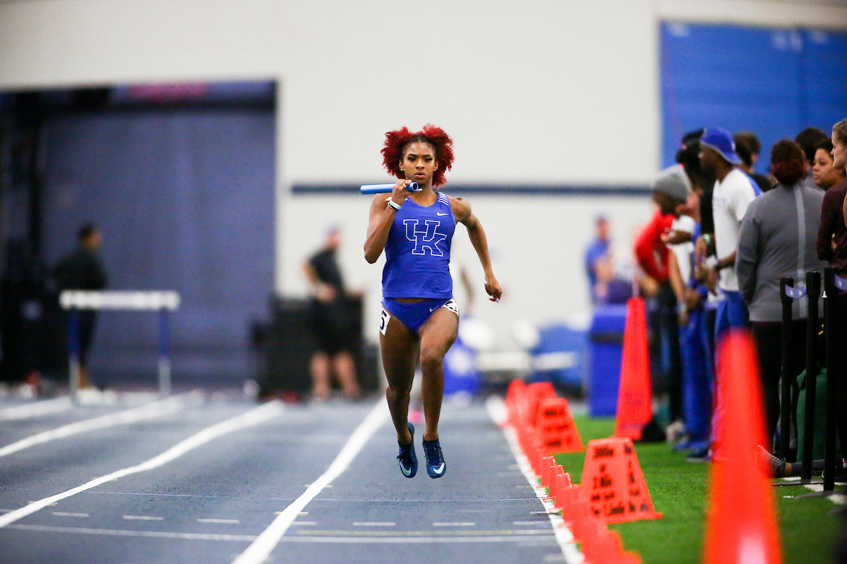 Masai Russell.

Jim Green Invitational.

Photo by Hannah Phillips | UK Athletics