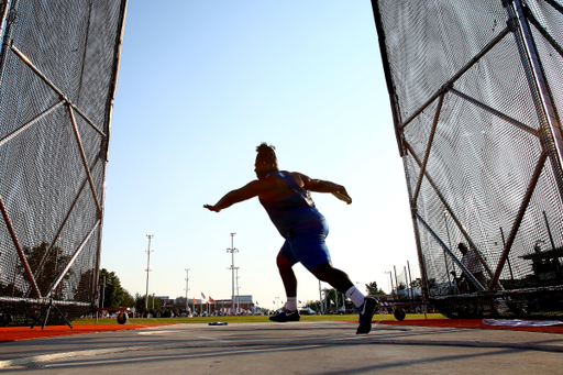 Charles Lenford.

Day three of the 2018 SEC Outdoor Track and Field Championships on Sunday, May 13, 2018, at Tom Black Track in Knoxville, TN.

Photo by Chet White | UK Athletics