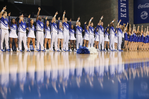 Cheerleaders. Dance Team. 

Kentucky women's basketball falls to Ole Miss. 

Photo by Eddie Justice | UK Athletics