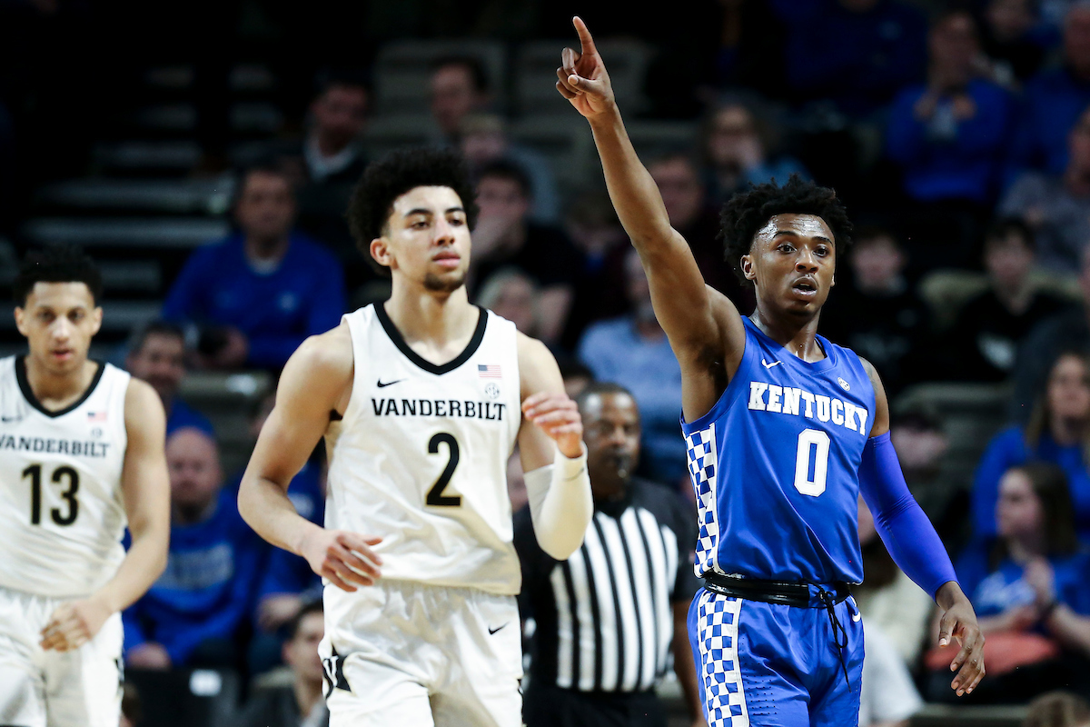 Ashton Hagans.

Kentucky beat Vanderbilt 78-64.

Photo by Chet White | UK Athletics