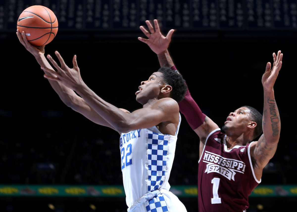 Shai Gilgeous-Alexander

The University of Kentucky men's basketball team defeats Mississippi State 78-65 on Tuesday, January 23, 2017, in Lexington's Rupp Arena.


Photo By Barry Westerman | UK Athletics