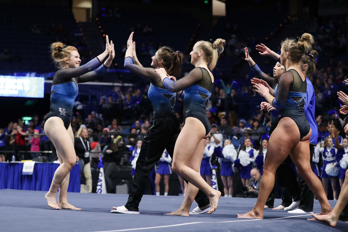 SIDNEY DUKES.

The University of Kentucky gymnastics team beat Ball State, Southeast Missouri, and George Washington on Friday, January 5, 2017 at Rupp Arena in Lexington, Ky.

Photo by Elliott Hess | UK Athletics