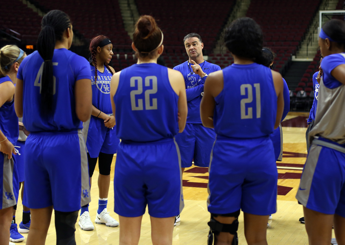 Matthew Mitchell

The University of Kentucky women's basketball team practice on January 4, 2018 at Reed Arena. 

Photo by Britney Howard | UK Athletics