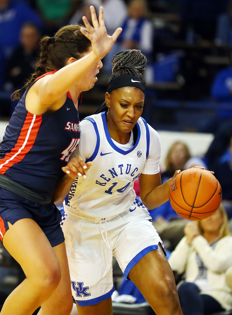 Tatyana Wyatt
Kentucky beats Samford 79-49. 

Photo by Britney Howard | Staff