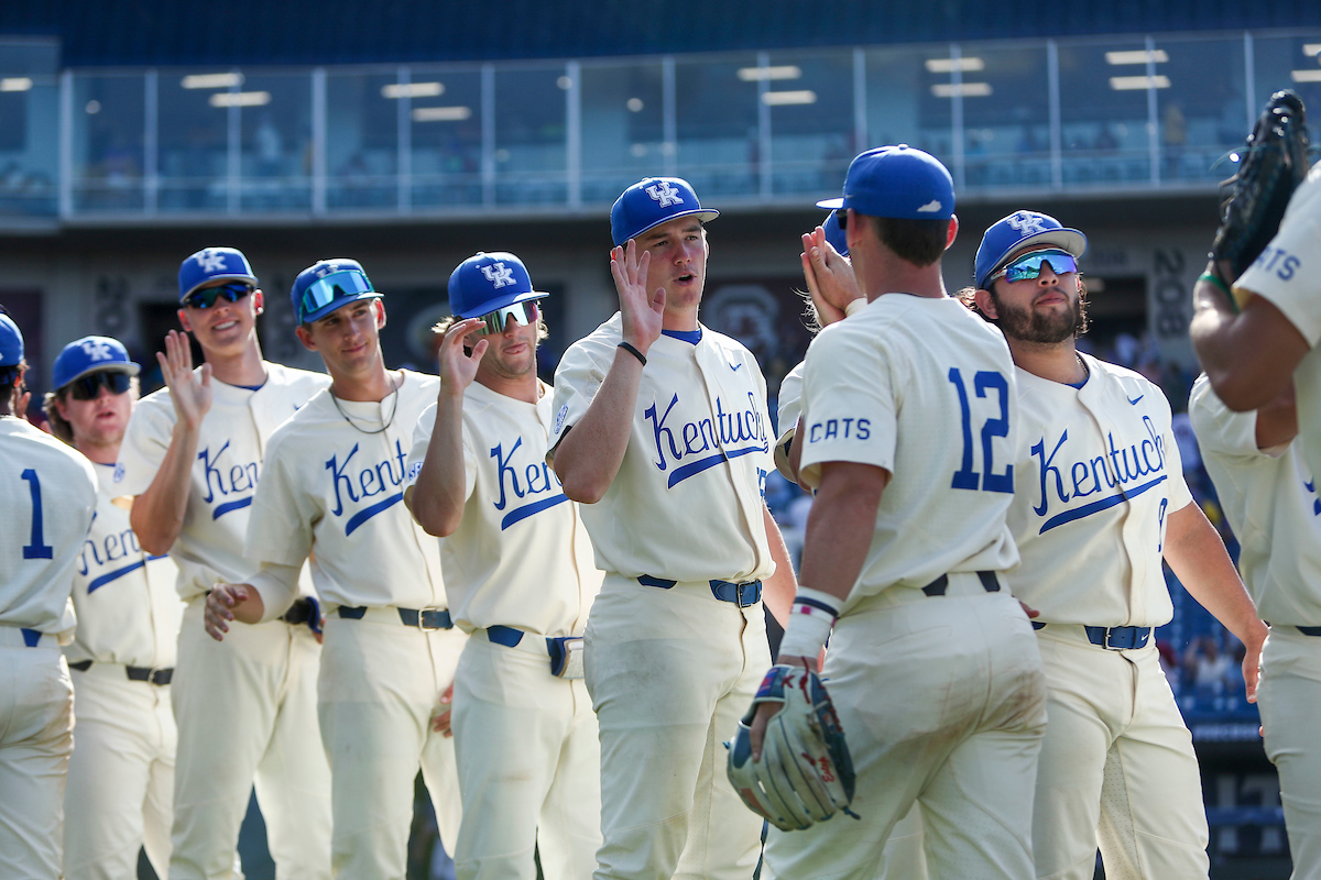 Tyler Bosma.

Kentucky defeats LSU 7-2.

Photo by Sarah Caputi | UK Athletics