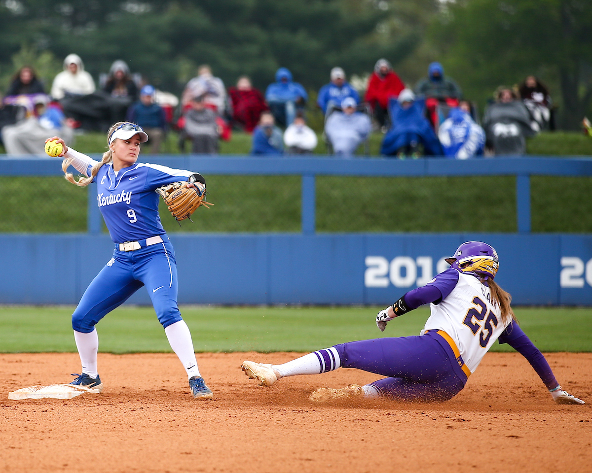 Lauren Johnson. 

Kentucky loses to LSU 10-7. 

Photo by Eddie Justice | UK Athletics