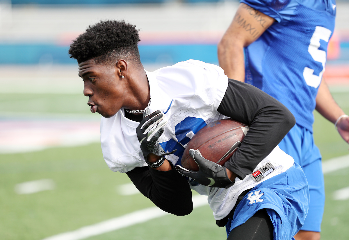 Bowl Practice Day 1.

Photo by Britney Howard  | UK Athletics