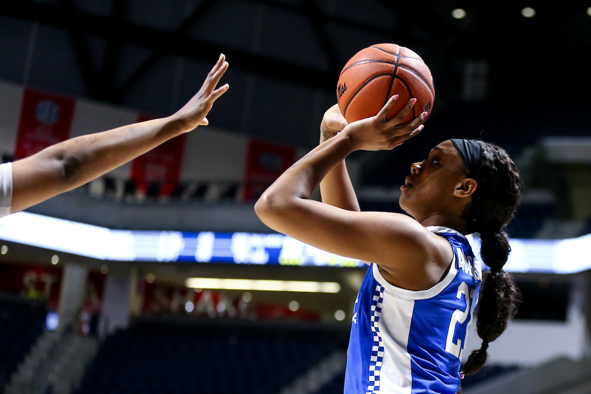 Ogechi Anyagaligbo. 

Kentucky beat Ole Miss 94-52.

Photo by Eddie Justice | UK Athletics