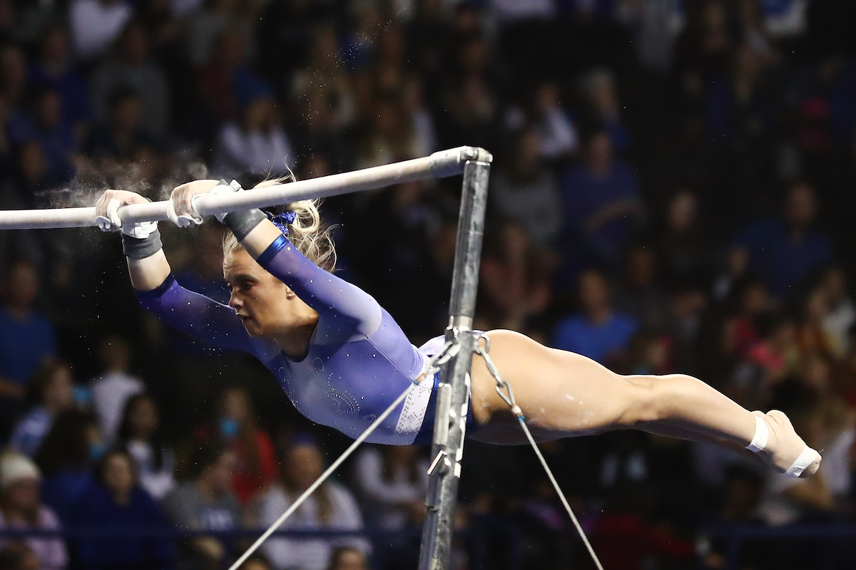 Josie Angeny.

Kentucky wins quad meet in Memorial Coliseum Debut.


Photo by Elliott Hess | UK Athletics
