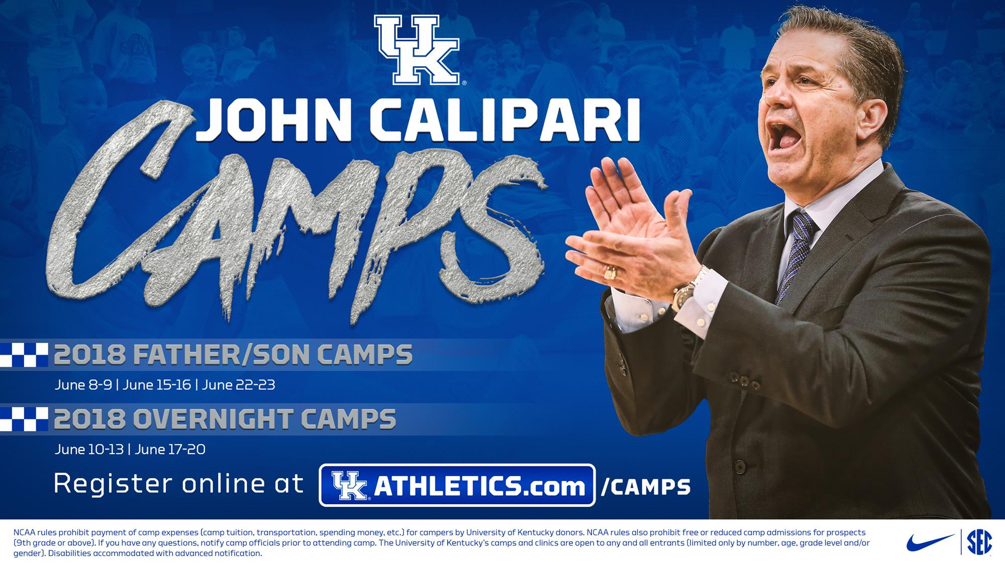 Dates for 2018 Father/Son and Overnight Camps Set