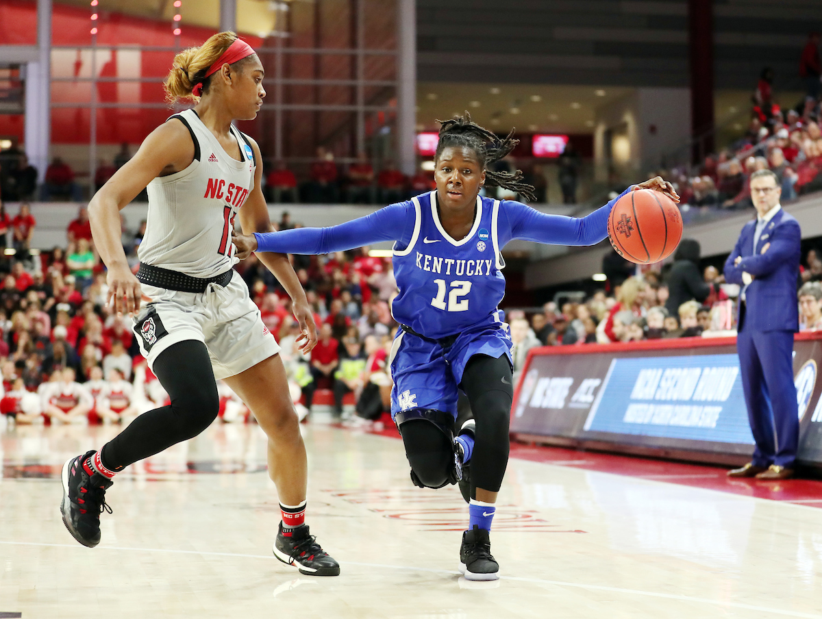 Amanda Paschal 

Women's Basketball falls to NC State on Monday, March 25, 2019. 

Photo by Britney Howard | UK Athletics