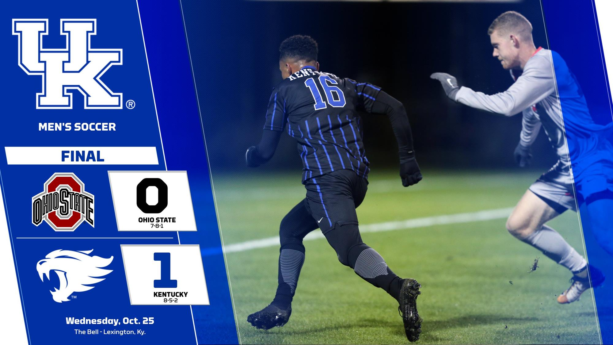 Hutchins’ Late Winner Lifts Kentucky to 1-0 Win over Ohio State