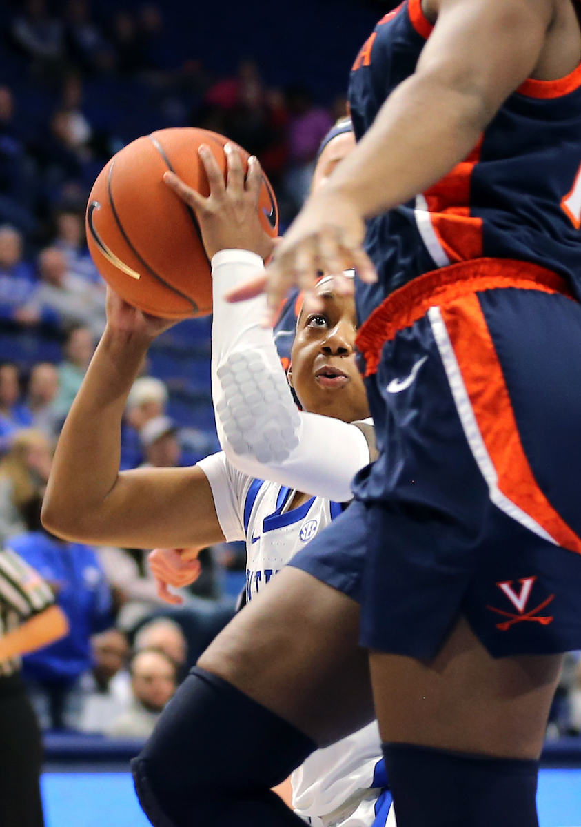 Jaida Roper


Women's Basketball beats Virginia 63-51 at Rupp Arena on Thursday, November 15, 2018.

Photo by Britney Howard  | UK Athletics