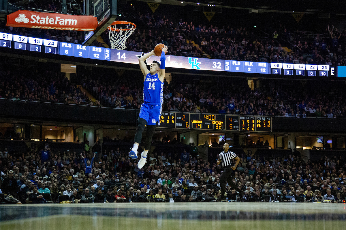 Tyler Herro.

Kentucky beat Vanderbilt 87-52 on Tuesday, January 29, 2019, at Memorial Gym in Nashville, TN.

Photo by Chet White| UK Athletics