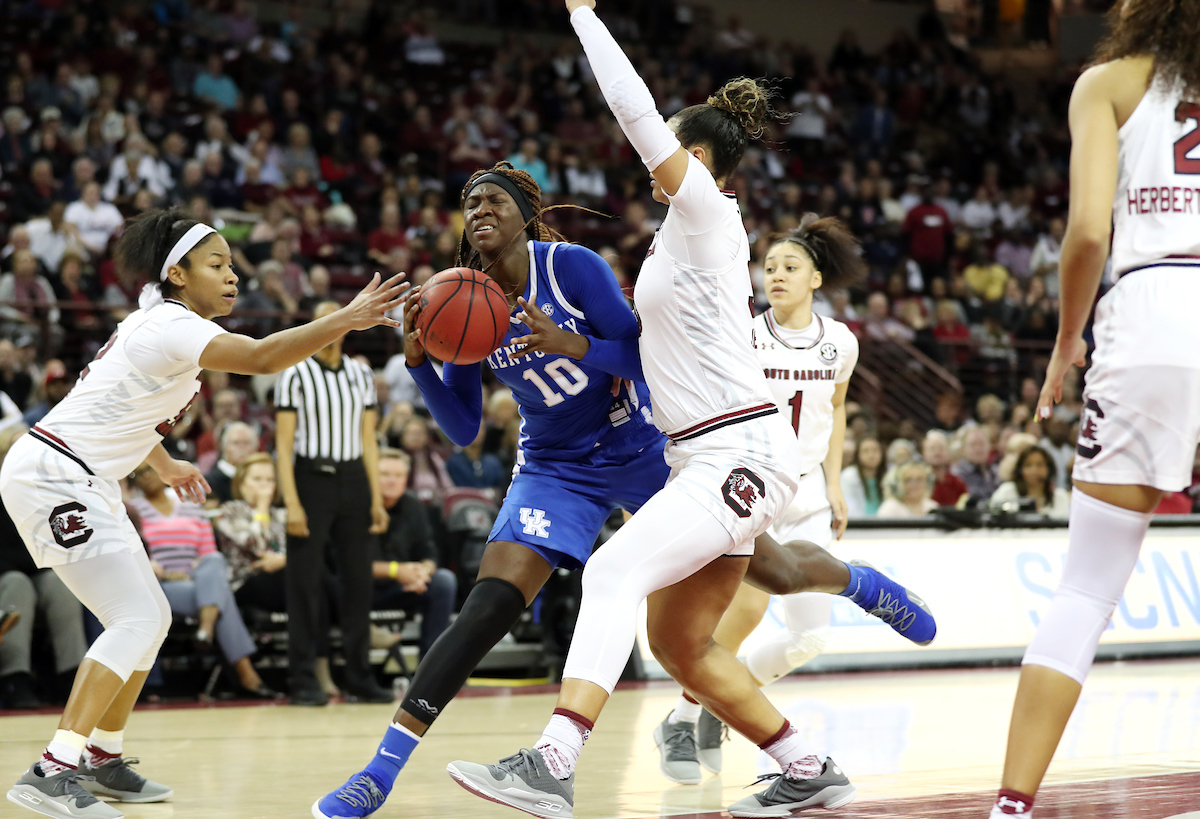 Rhyne Howard

The UK Women's Basketball team beat South Carolina.
Photo by Britney Howard | UK Athletics
