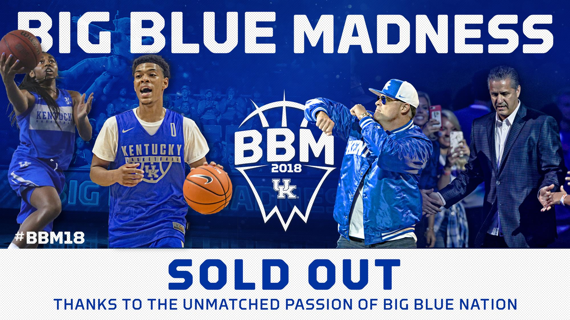 2018 Big Blue Madness Tickets Sold Out