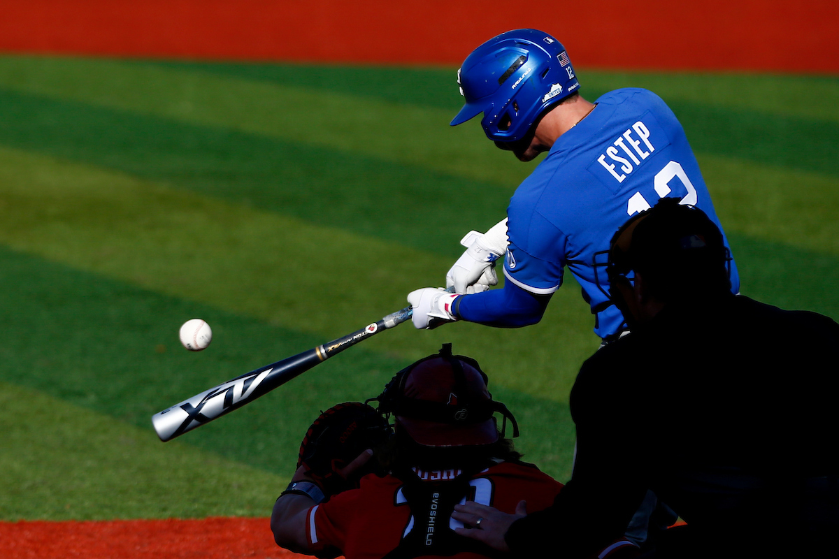 Chase Estep. 

Kentucky falls to Louisville 4-2. 

Photo By Barry Westerman | UK Athletics